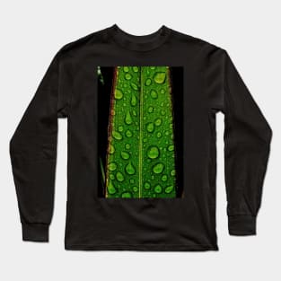 Rain on Green Long Sleeve T-Shirt